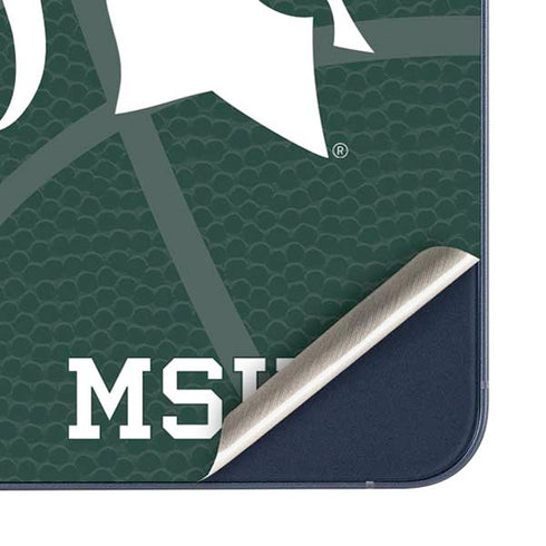 Michigan State University Green Basketball Galaxy A36 5G Skin